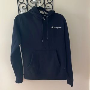 Men’s small black champion sweatshirt hoodie